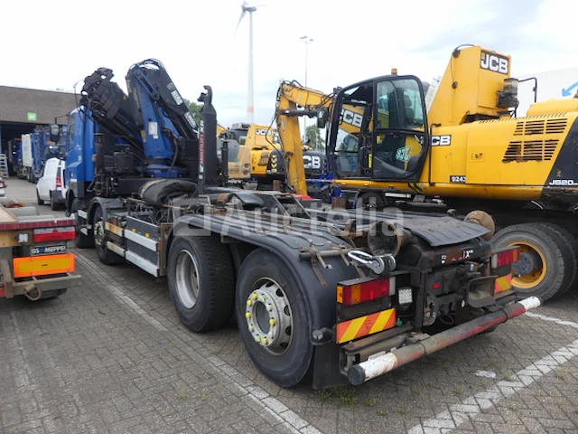 Ref:1415 - containervrachtwagen met kraan daf ax85 mc5-7-5 (2009-532.626 km) - afbeelding 34 van  65