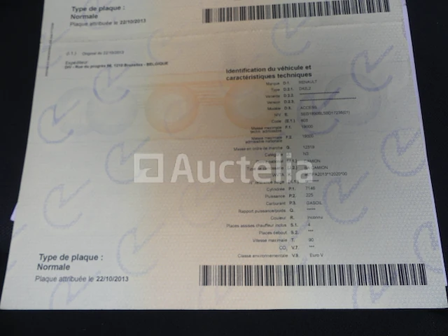 Ref:1434 - vuilniswagen (voor onderdelen) renault access (2013-204.150 km) - afbeelding 7 van  28