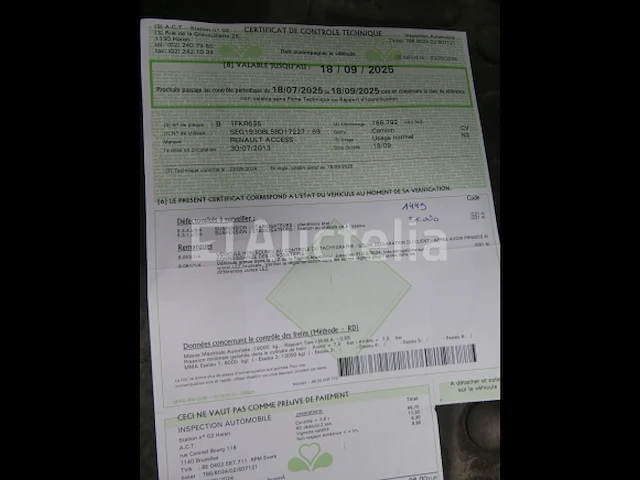 Ref:1449 - renault access vuilniswagen (2013-174.062 km)(vin: seg1930bl5bd17227) - afbeelding 16 van  39