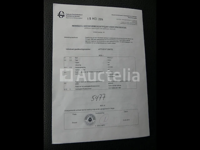 Ref:1477 - renault access vuilniswagen (2014-173.146 km) (vin:seg1930bl5bd17887) - afbeelding 3 van  40