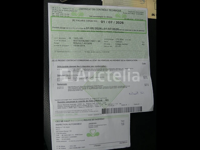 Ref:1477 - renault access vuilniswagen (2014-173.146 km) (vin:seg1930bl5bd17887) - afbeelding 33 van  40