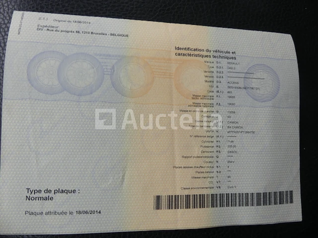 Ref:1477 - renault access vuilniswagen (2014-173.146 km) (vin:seg1930bl5bd17887) - afbeelding 35 van  40