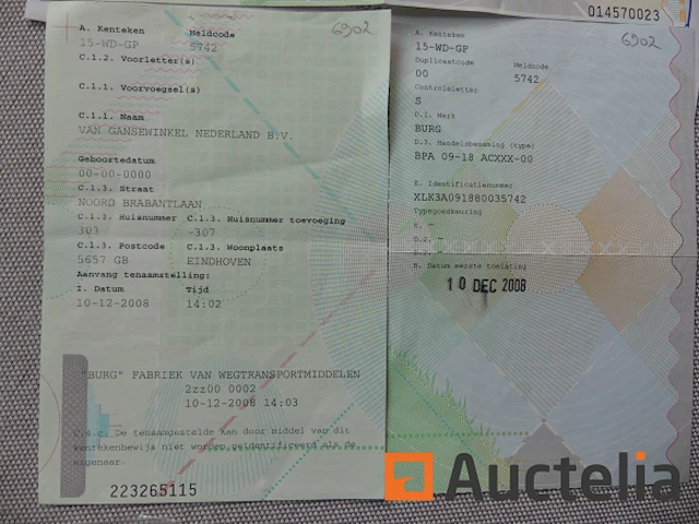 Ref:15-wd-gp - burg bpa 09-18 acxxx-00 container oplegger - afbeelding 9 van  17