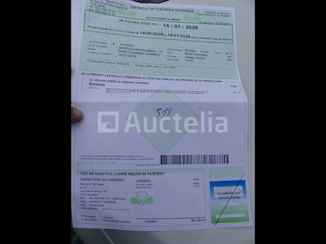 Ref:17598 - ford tourneo auto (2015-83.686 km)(vin: wfotxxwpgtfl09522) - afbeelding 5 van  23