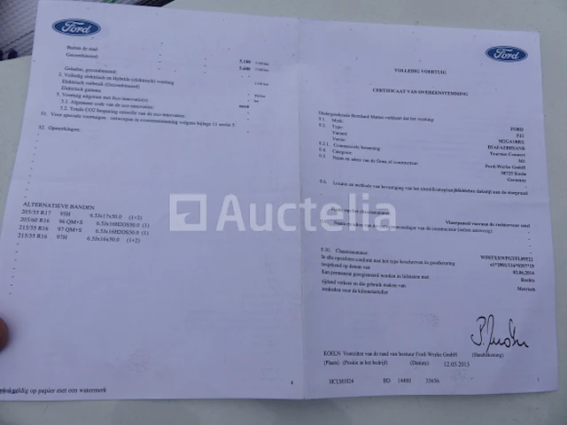 Ref:17598 - ford tourneo auto (2015-83.686 km)(vin: wfotxxwpgtfl09522) - afbeelding 13 van  23