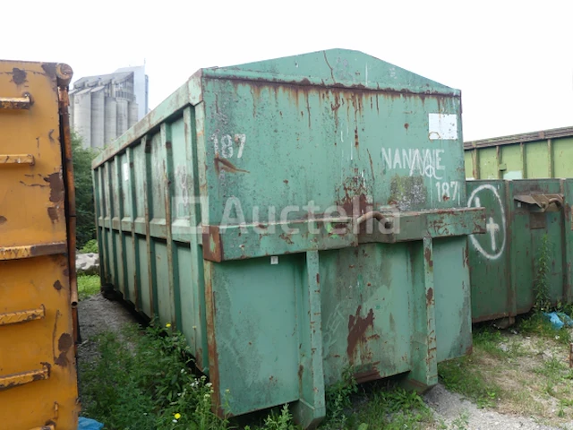 Ref:187 - gesloten container 30m³ zeshoek 2000 - afbeelding 1 van  11