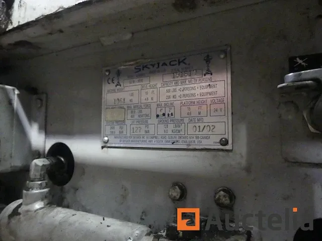 Ref:19 (4980-022) - schaarhoogwerker skyjack sj iii 3015 - afbeelding 2 van  15