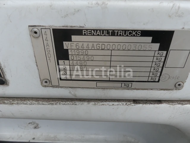 Ref:19354 - renault midlum 220dxi vacuümwagen (2011-45.241 km) - afbeelding 12 van  43