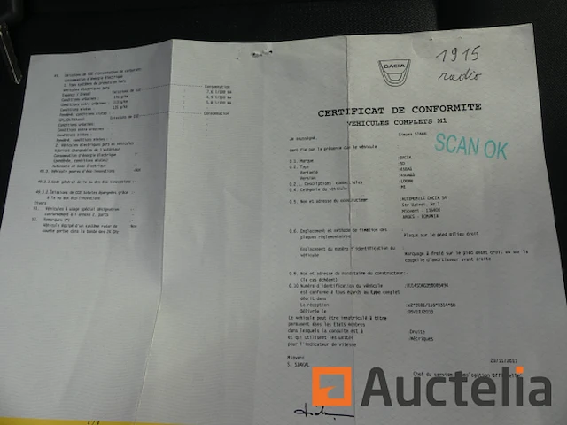Ref:20513 - auto dacia logan sedan (2013-97.655 km) - afbeelding 3 van  27