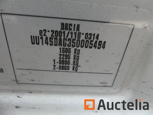 Ref:20513 - auto dacia logan sedan (2013-97.655 km) - afbeelding 14 van  27