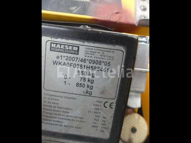 Ref:2610 - kaeser m43 getrokken compressor - afbeelding 14 van  16