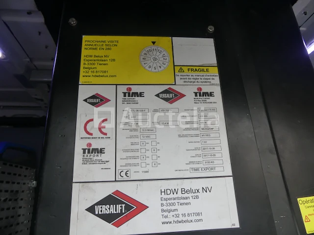 Ref:2700 - bestelwagen met hoogwerker mercedes-benz sprinter 314 cdi (2017-154.662 km)( vin: wdb9066331p532170) - afbeelding 7 van  33