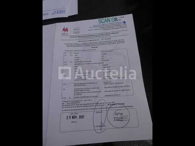 Ref:2700 - bestelwagen met hoogwerker mercedes-benz sprinter 314 cdi (2017-154.662 km)( vin: wdb9066331p532170) - afbeelding 21 van  33