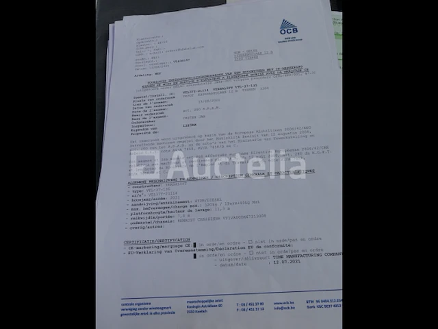 Ref:3570 - bedrijfswagen met hoogwerker renault master (2021-72.312 km)(vin:vf1va000x67313008) - afbeelding 30 van  43