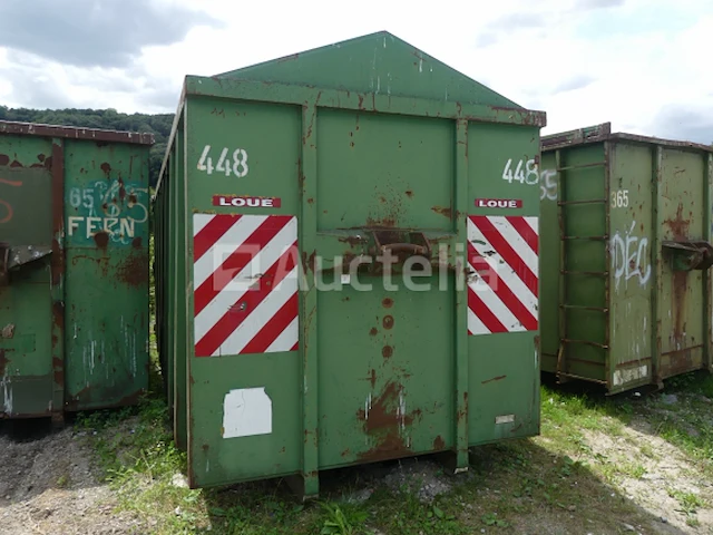 Ref:448 - gesloten container 30m³ valvan - afbeelding 1 van  10