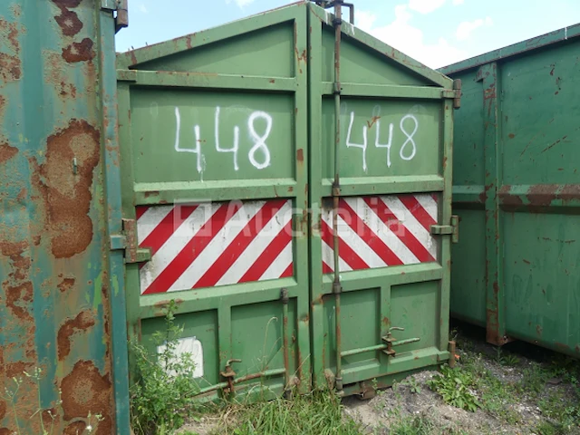 Ref:448 - gesloten container 30m³ valvan - afbeelding 3 van  10