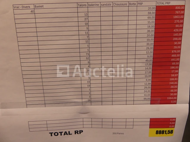Ref:51 - 350 paar damesschoenen - afbeelding 2 van  8