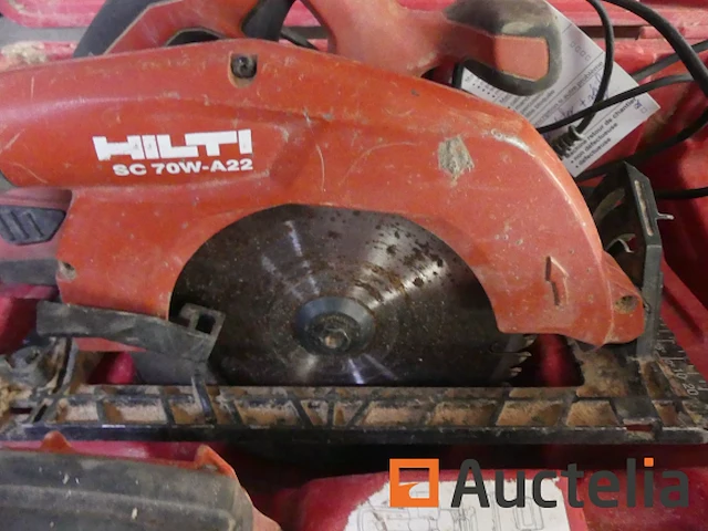 Ref:52463 - hilti sc70w-a22 accu-handcirkelzaag - afbeelding 4 van  4