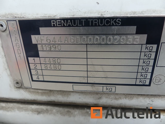 Ref:5342 - vuilniswagen renault midlum 220.12 medium lamp (2011-153.754 km) - afbeelding 33 van  41