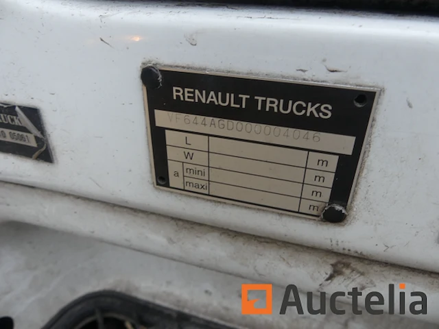 Ref:5415 - vuilniswagen renault midlum (2013-136.225 km) - afbeelding 8 van  39