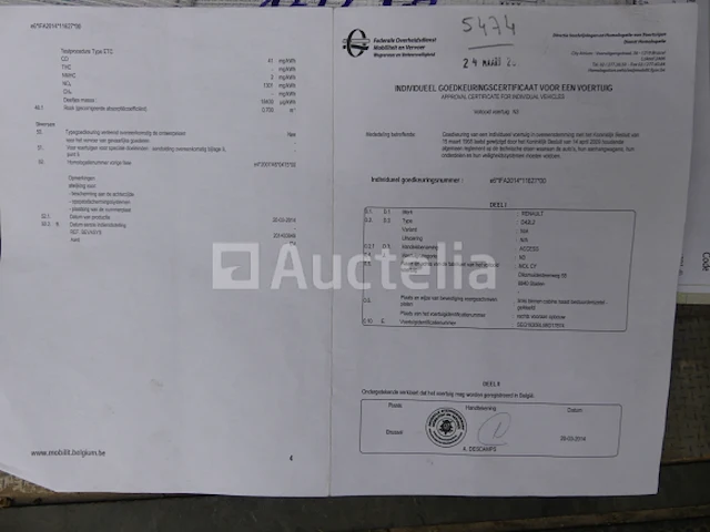 Ref:5474 - renault access vuilniswagen (vin: seg1930bl5bd17874) - afbeelding 25 van  33