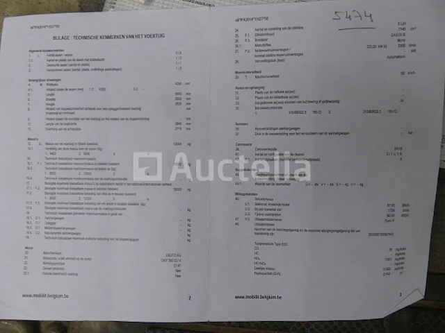 Ref:5474 - renault access vuilniswagen (vin: seg1930bl5bd17874) - afbeelding 26 van  33