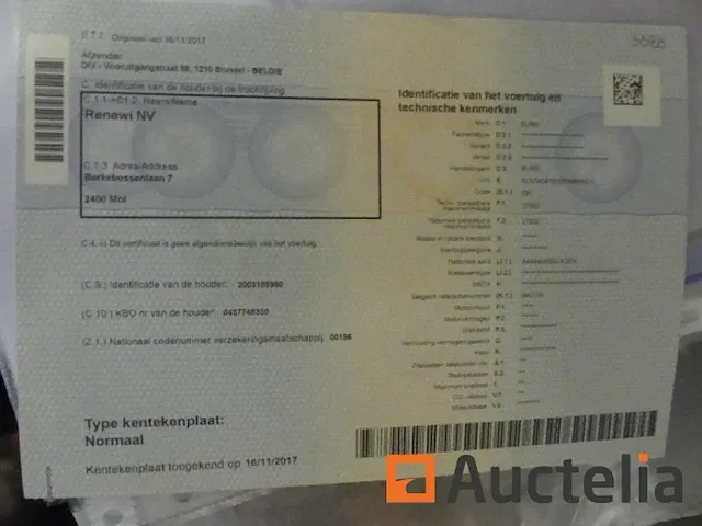 Ref:5588 - container aanhangwagen burg bpa 09-18 ac - afbeelding 5 van  21