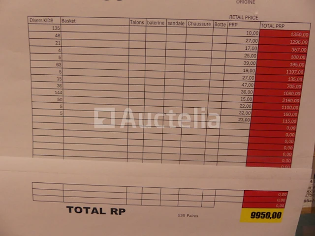Ref:59 - 536 diverse paar kinderschoenen - afbeelding 4 van  11