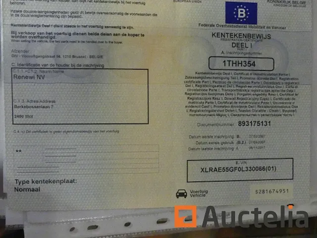 Ref:6118 - vrachtwagen hatchback met laadklep daf ae 55lf 4-19 - afbeelding 32 van  44