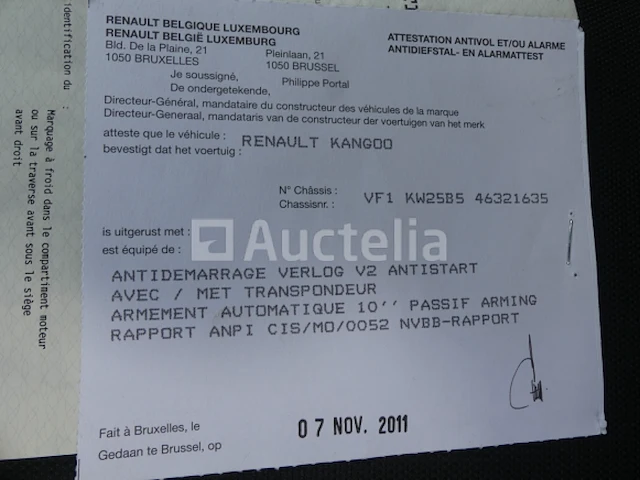 Ref:61398 - renault kangoo 1.5 d auto (2011-67.929 km) - afbeelding 6 van  36