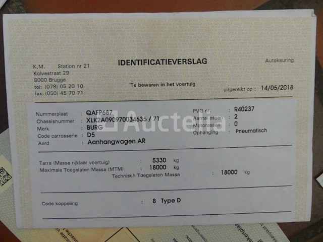 Ref:6149 - container oplegger burg bpa 09-09 acxxx - afbeelding 9 van  29