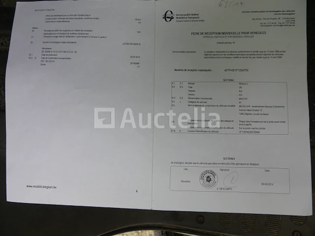 Ref:6517 - renault master dump van (vin: vf1vbh4s250750698) - afbeelding 4 van  36