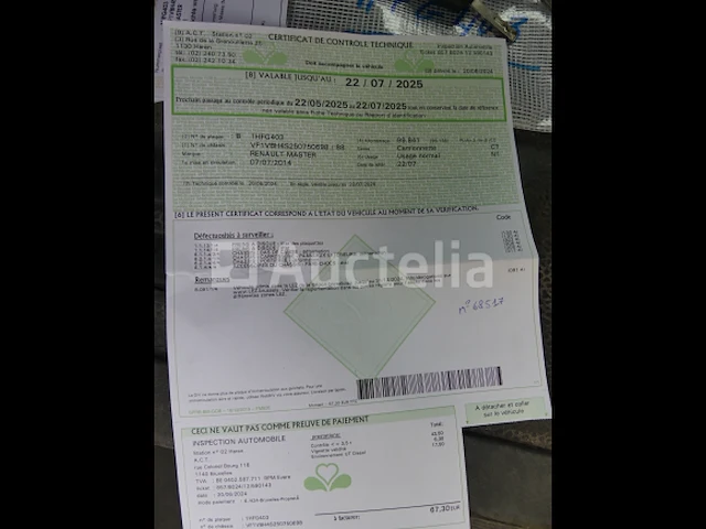 Ref:6517 - renault master dump van (vin: vf1vbh4s250750698) - afbeelding 6 van  36