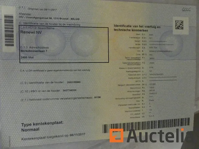 Ref:6666 - container vrachtwagen man h21 - afbeelding 38 van  49