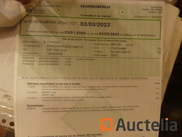 Ref:6689 - container vrachtwagen daf as85 mc5-l - afbeelding 39 van  52