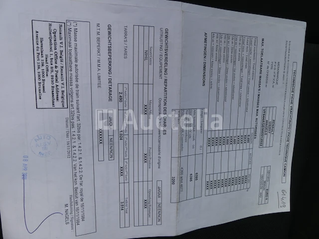 Ref:68419 - vuilniswagen renault midlum 180dxi (2013-150.066 km) - afbeelding 4 van  41