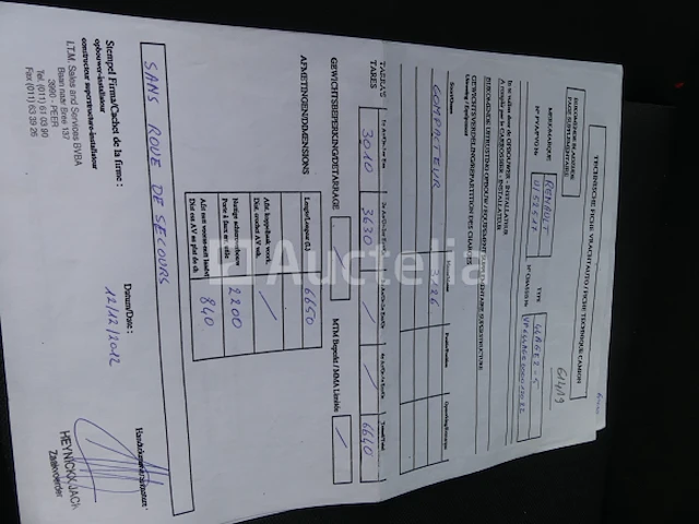 Ref:68419 - vuilniswagen renault midlum 180dxi (2013-150.066 km) - afbeelding 36 van  41