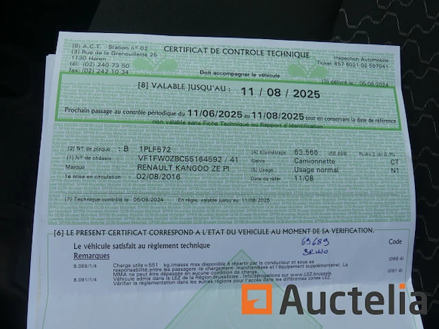 Ref:69689 - renault fw elektrische pick-up auto (ongeval) - afbeelding 18 van  37