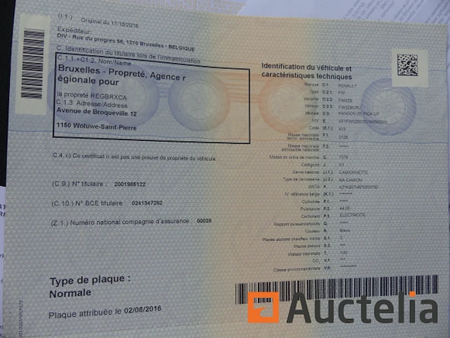 Ref:69689 - renault fw elektrische pick-up auto (ongeval) - afbeelding 21 van  37