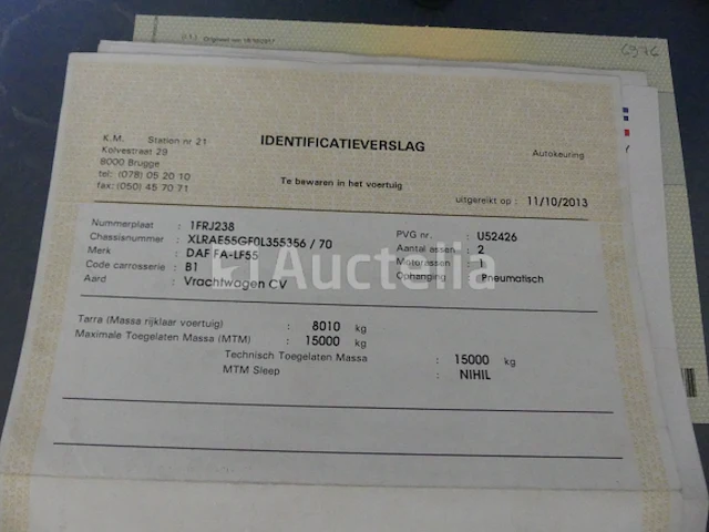Ref:6976 - daf bakwagen fa-lf55 - afbeelding 25 van  40
