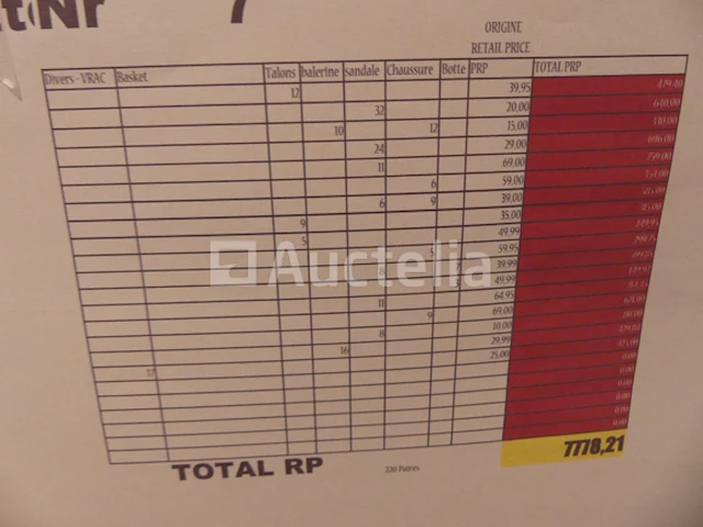 Ref:7 - 220 paar damesschoenen - afbeelding 2 van  7