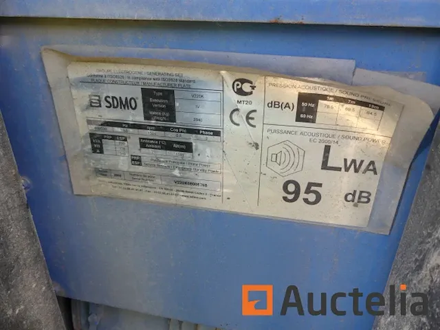 Ref:73020008 - generator sdmo v220k - afbeelding 3 van  8