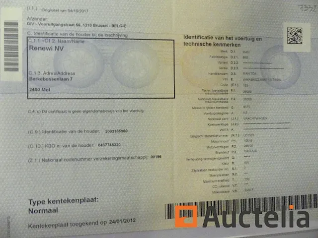 Ref:7332 - container vrachtwagen man tga h284fnlc - afbeelding 37 van  53