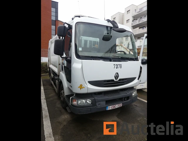 Ref:7378 - vuilniswagen renault midlum 180.220.09 (2011-69.735 km) - afbeelding 1 van  42