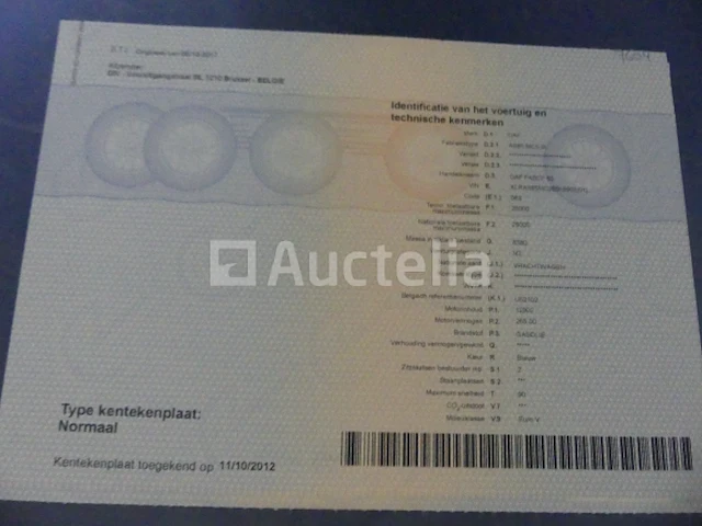 Ref:7604 - daf fascf 85 container vrachtwagen (2012-513.421 km) - afbeelding 35 van  48