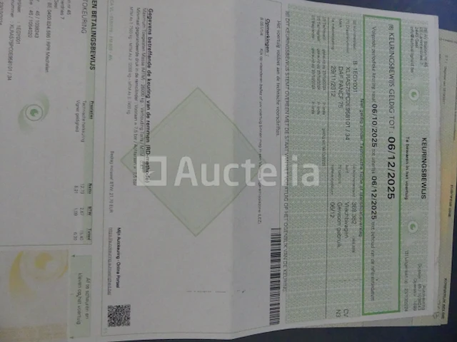 Ref:7613 - daf fancf 75 container vrachtwagen (2012-387.577 km) - afbeelding 43 van  48
