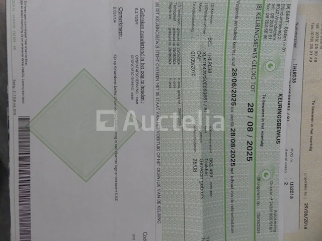 Ref:7741 - daf ftxf 105 trekker (2010-885.429 km) - afbeelding 25 van  40