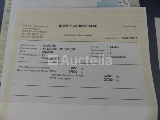 Ref:7744 - knapen k200 walking vloer aanhangwagen - afbeelding 3 van  24