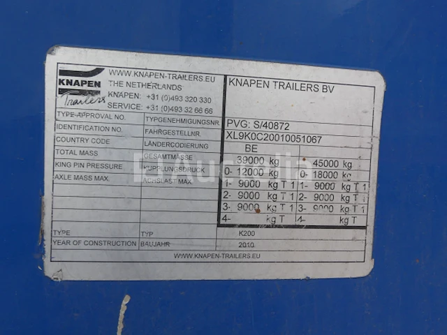 Ref:7744 - knapen k200 walking vloer aanhangwagen - afbeelding 7 van  24