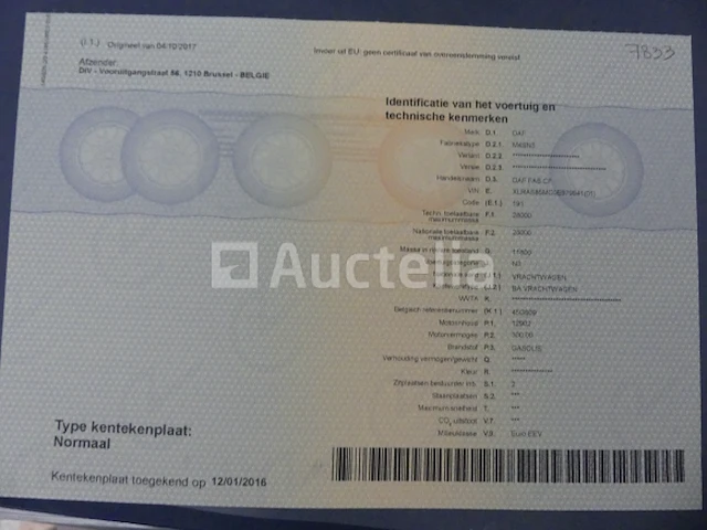 Ref:7833 - daf fas cf container vrachtwagen - afbeelding 22 van  48